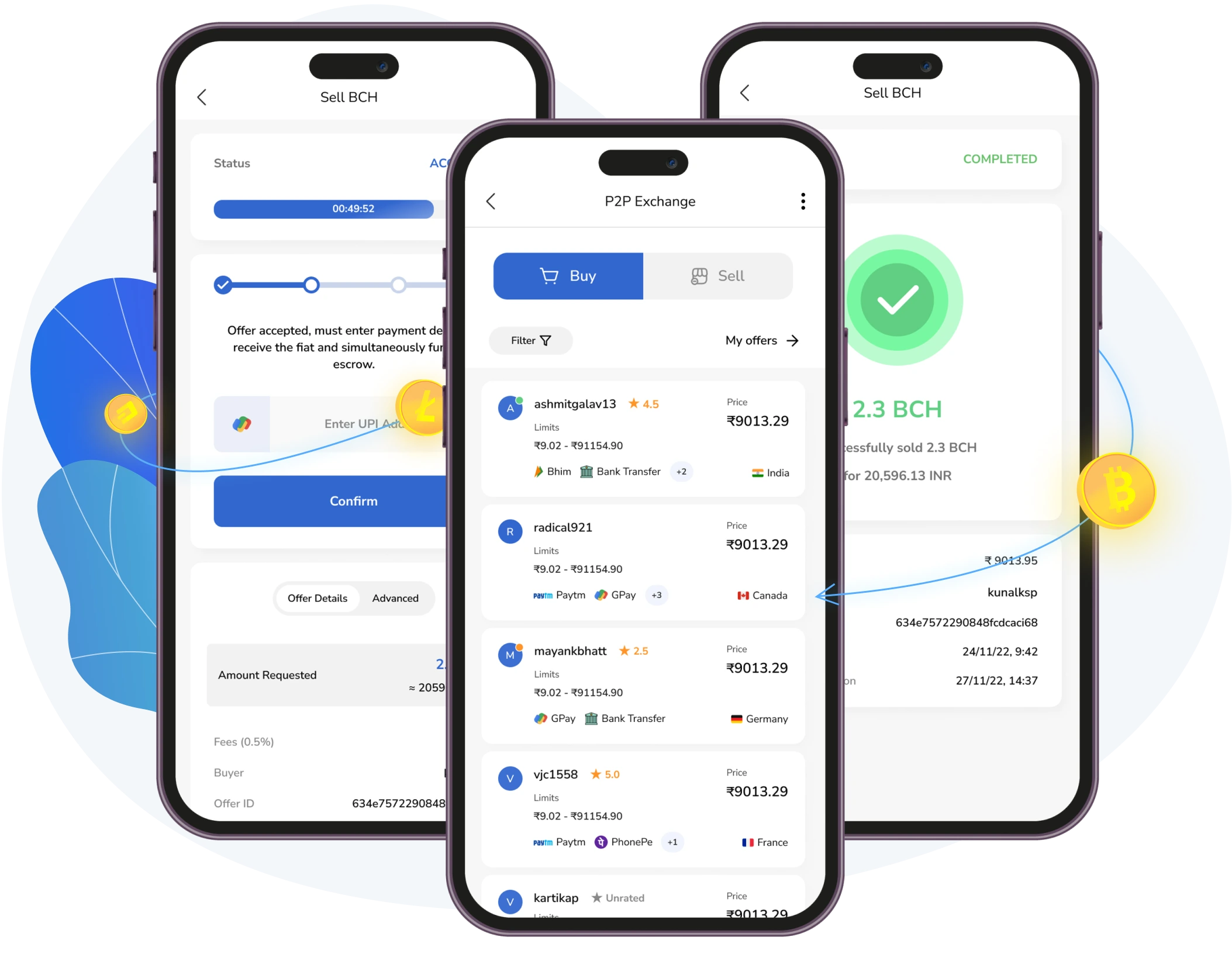 instant cryptocurrency exchange